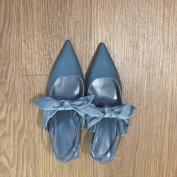 Charles & Keith Shoes - Charles&Keith Chunky Heel Slingback Pumps